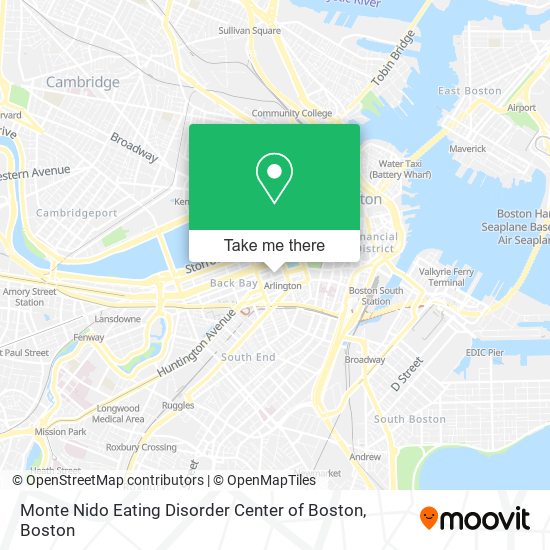 Mapa de Monte Nido Eating Disorder Center of Boston