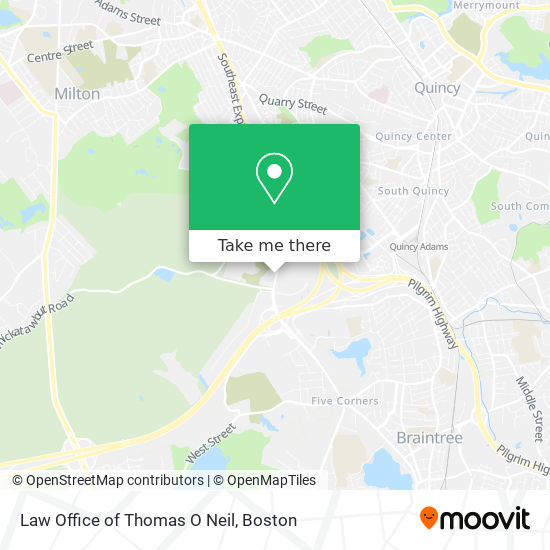 Law Office of Thomas O Neil map