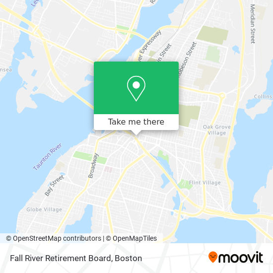 Fall River Retirement Board map