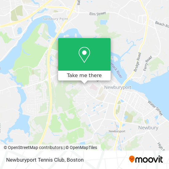Newburyport Tennis Club map