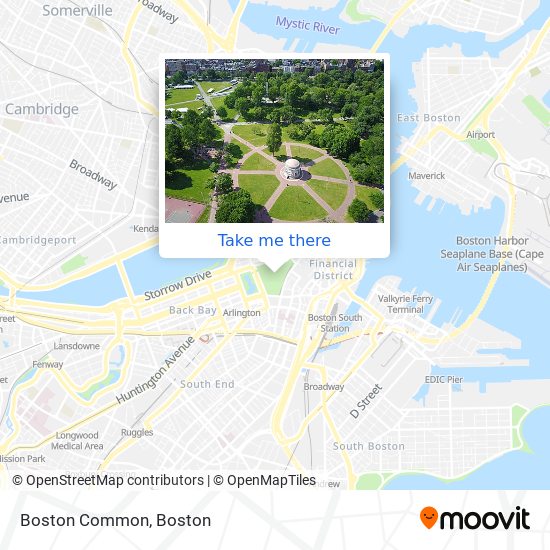 Boston Common map