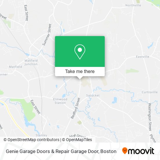 Genie Garage Doors & Repair Garage Door map