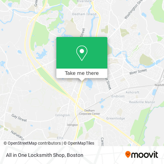 Mapa de All in One Locksmith Shop