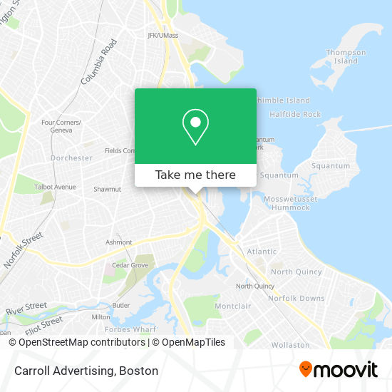 Mapa de Carroll Advertising