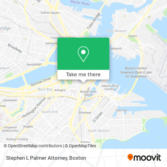 Stephen L Palmer Attorney map