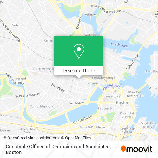 Constable Offices of Desrosiers and Associates map