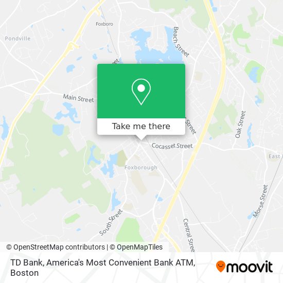 TD Bank, America's Most Convenient Bank ATM map