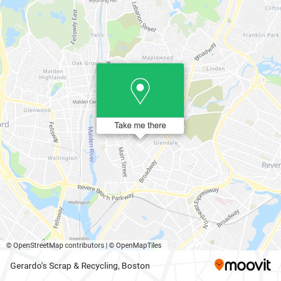Mapa de Gerardo's Scrap & Recycling