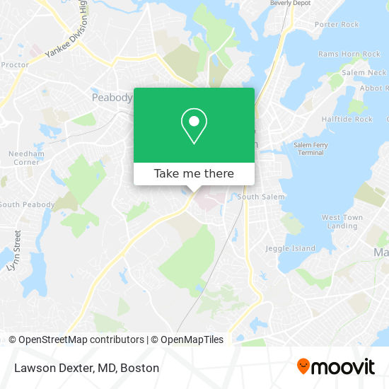 Lawson Dexter, MD map