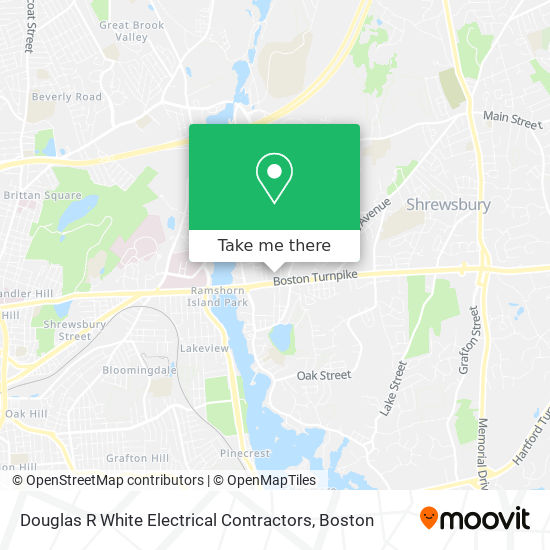 Mapa de Douglas R White Electrical Contractors