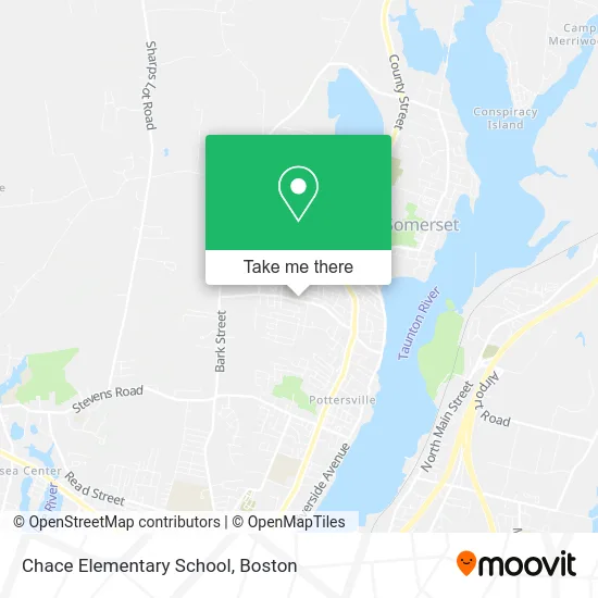 Chace Elementary School map