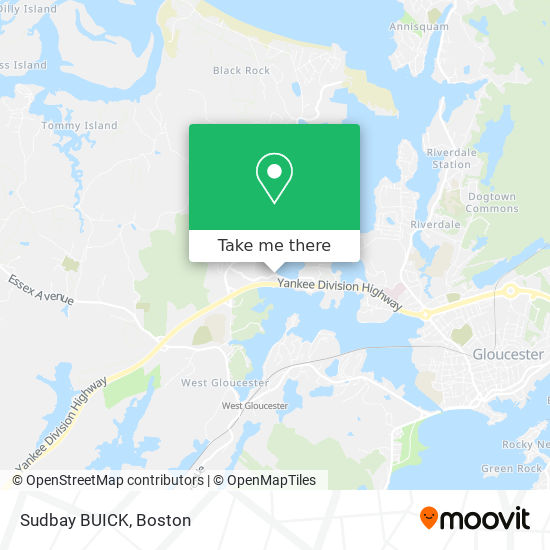Sudbay BUICK map