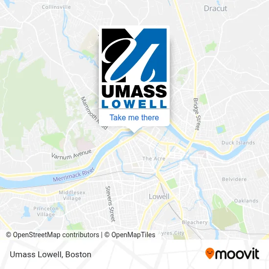 Umass Lowell map