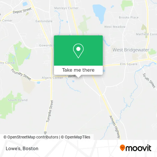 Lowe's map
