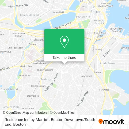 Residence Inn by Marriott Boston Downtown / South End map