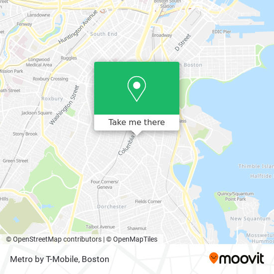 Metro by T-Mobile map