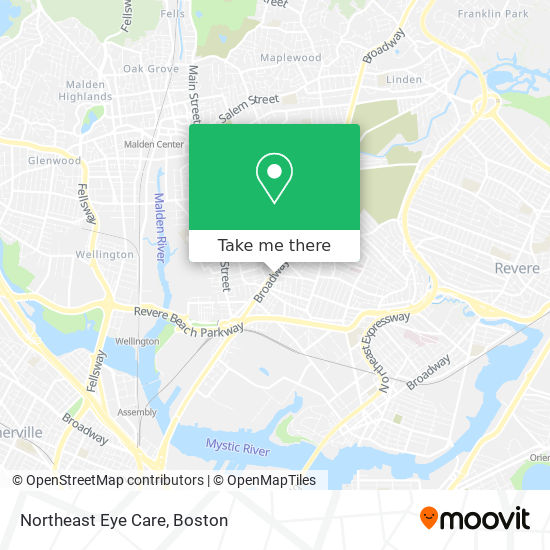 Northeast Eye Care map