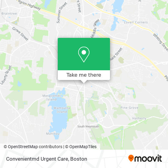 Mapa de Convenientmd Urgent Care