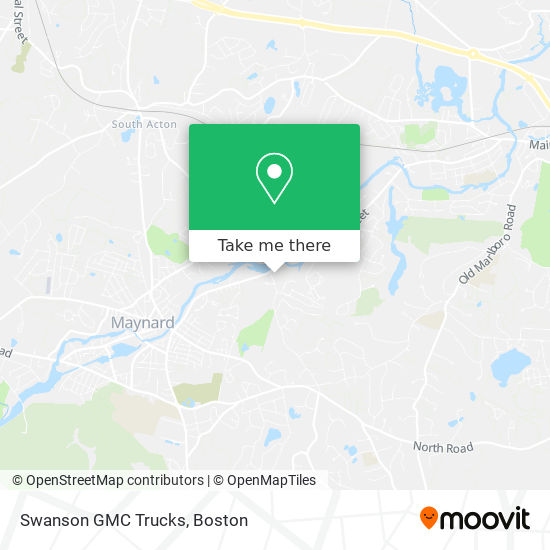 Swanson GMC Trucks map