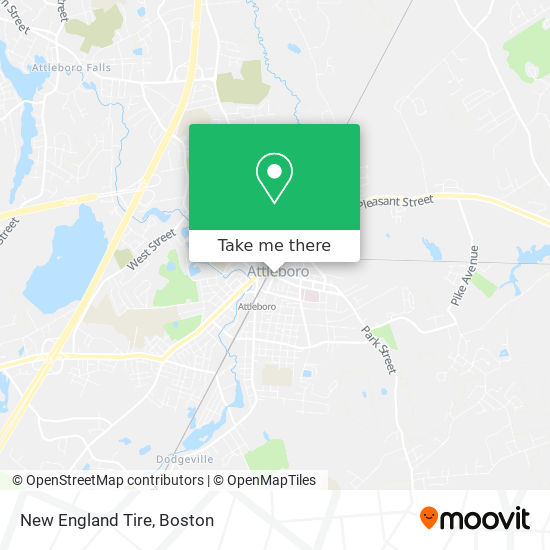 Mapa de New England Tire