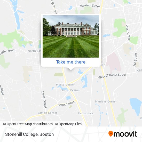 Stonehill College map