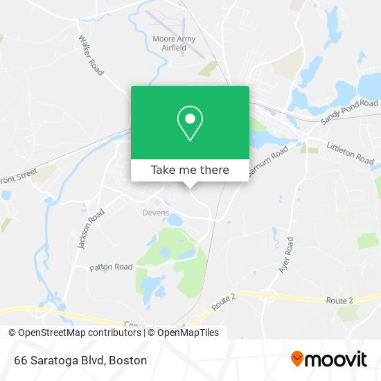 66 Saratoga Blvd map