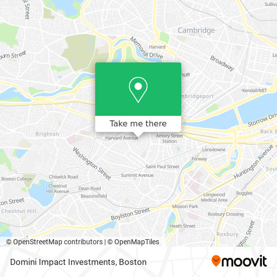 Domini Impact Investments map