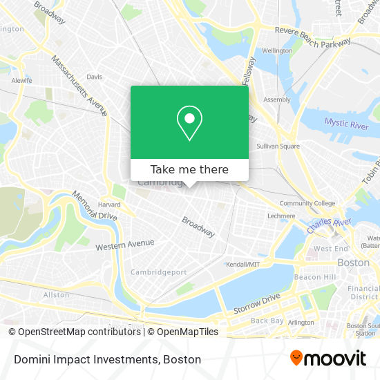 Domini Impact Investments map