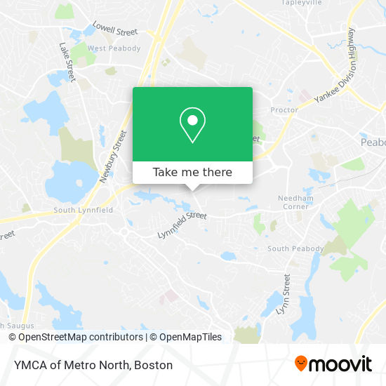 YMCA of Metro North map