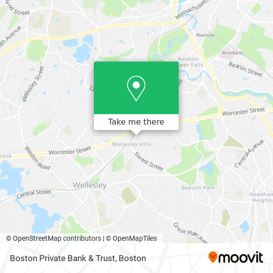 Mapa de Boston Private Bank & Trust