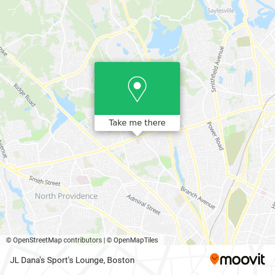 JL Dana's Sport's Lounge map