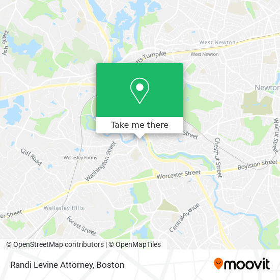 Randi Levine Attorney map