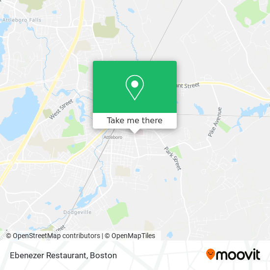 Ebenezer Restaurant map