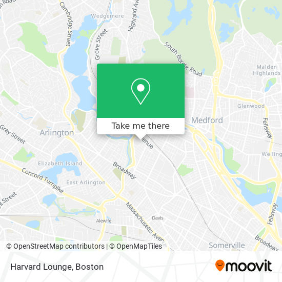 Harvard Lounge map
