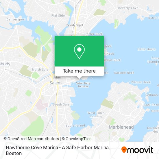 Hawthorne Cove Marina - A Safe Harbor Marina map