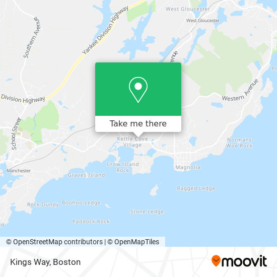 Kings Way map