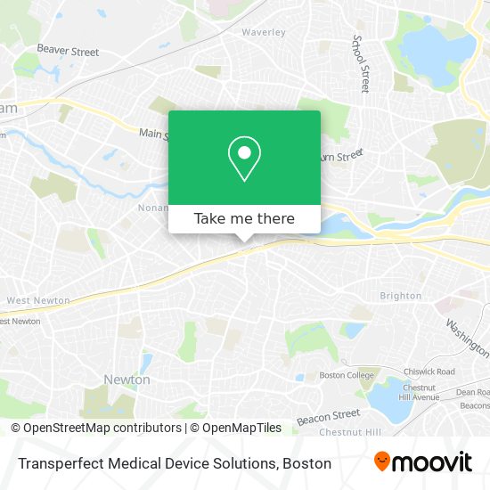 Mapa de Transperfect Medical Device Solutions