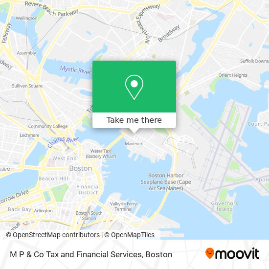 Mapa de M P & Co Tax and Financial Services