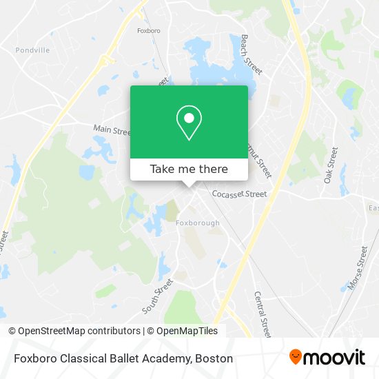 Foxboro Classical Ballet Academy map