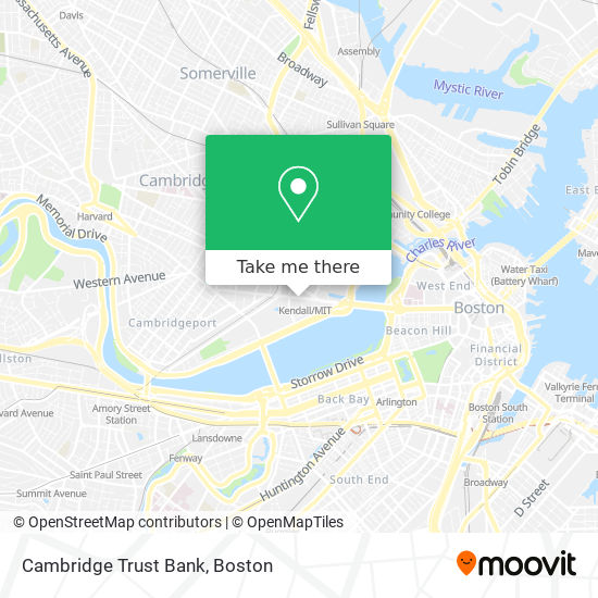 Cambridge Trust Bank map