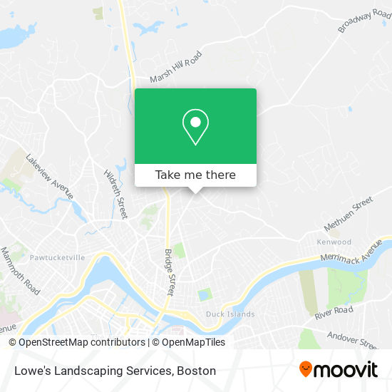 Mapa de Lowe's Landscaping Services