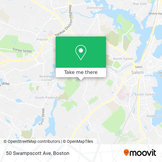 Mapa de 50 Swampscott Ave