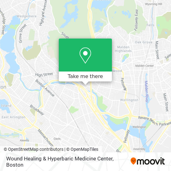 Mapa de Wound Healing & Hyperbaric Medicine Center