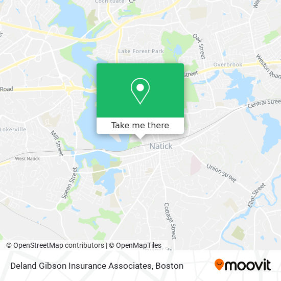 Deland Gibson Insurance Associates map
