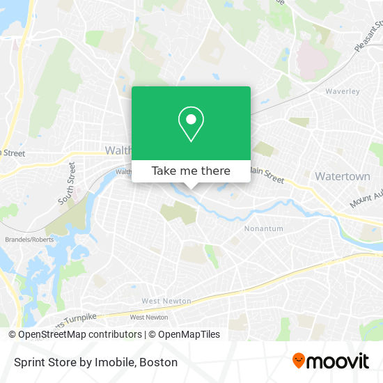 Mapa de Sprint Store by Imobile