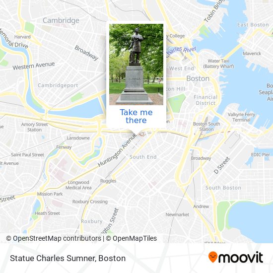 Mapa de Statue Charles Sumner