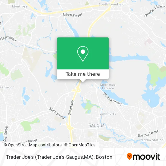 Trader Joe's map