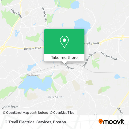 G Truell Electrical Services map