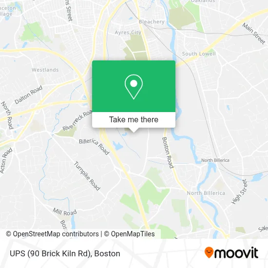 UPS (90 Brick Kiln Rd) map