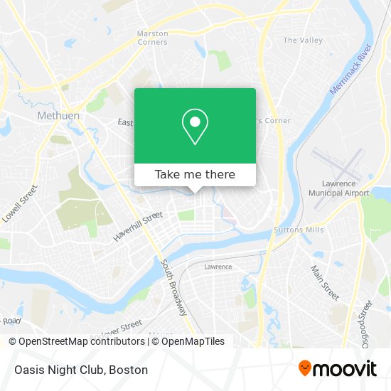 Oasis Night Club map